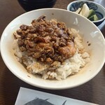 和の味久松 - ランチサービス　天丼＋そうめん　1250円