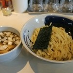 らー麺 山さわ - 2014 ＃２７１ ★らー麺 山さわ ＠気まぐれ限定／イカ煮干ＢＰつけ麺 ￥８５０