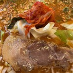 ラーメン山岡家 - 具材アップ
