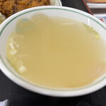 大衆食堂まるふく - 鯛スープ