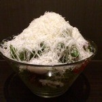 BARU 竹末 - はっぱサラダのペコリーノチーズ掛け。