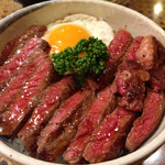 プチレストラン　ぱーとな - ステーキ丼1010円
