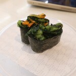 はま寿司 - 野沢菜昆布軍艦