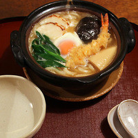 京都 権太呂 本店 - 鍋焼きうどん1800円