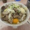 南天 - ｢肉そば｣+｢キャベツ｣+｢生玉子｣