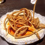 下町天丼　秋光 - 穴子の骨せんべい
                                