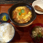 おいでやす　おおきに屋 - かつ柳川とじ しょうが風味