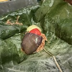 ホテル紅や - 豚肉青朴葉味噌焼き(後)
