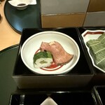 ホテル紅や - 牛たたき握り野次菜寿司