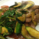 みょうが屋 - 豚肩ロースミント炒め