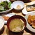 博多もつ鍋 やまや - 料理写真:熟成鶏の唐揚げ明太風味＆焼き塩さば定食