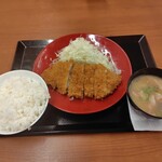 かつや - 料理写真:ロースカツ定食(竹)