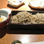 酒とそば まるき - 冷やしつけとろろ蕎麦（鶉の卵つき）