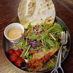 越後の台所 すずきち - 料理写真:麹チキンの雑穀のパワーサラダハーフ　900円