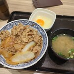 吉野家 - 料理写真:朝定食　牛丼　あたまの大盛