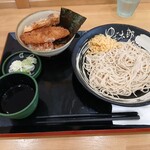 ゆで太郎 - 料理写真:ミニのり弁セット(得ランチ)700えん