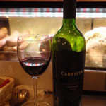 八十郎 - ２本目は、肉専用 黒ワイン“カーニヴォ”
