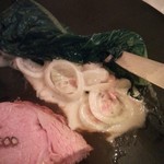 ル・ブルギニオン - ロメインレタスをめくると♪