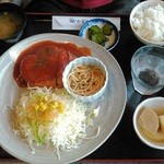 Sagano - チキンカツランチ(750円）