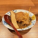 風来坊 - おでん3種盛り合わせ