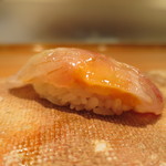 鮨 おさむ - 鯛の昆布締め