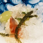 ふふ - 料理写真:◎◎北寄貝　鮑　　氷の中に埋まってます　