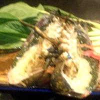 鉄板焼 RURI (アートホテル大阪ベイタワー) - 子持ちのオマール焼く前