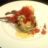 鉄板焼 RURI (アートホテル大阪ベイタワー) - 子持ちのオマール焼き上がり