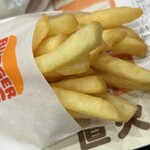 バーガーキング - フレンチフライはやけに熱々でした(@_@)
