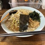 ニューラーメンショップ - 料理写真:ねぎラーメン、中盛り、1,000円＋100円。