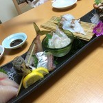 活魚料理一徳 - お刺身_2015年4月