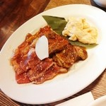 炭火焼肉 金剛園 - スタミナ定食　840円+税　2015/05