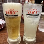 京都北白川 ラーメン魁力屋 - ラーメン注文限定　290円（生ビール、レモンサワー）