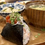 en - しらすとかつお梅大葉
