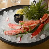 大タラバ蟹の鉄板焼き