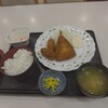宮島サービスエリア（下り）スナックコーナー - カキフライ＆アジフライ定食