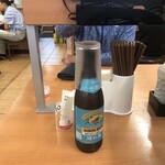 日高屋 - ドリンク写真:日高屋さんの生ビール美味しいけど、店内混雑してるし待たされるのイヤだから瓶ビールちまちまやります