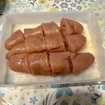 味の明太子ふくや - 料理写真:解凍でき、カットしました