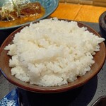 産直さばと青魚 食堂あおい - 白飯（大盛）