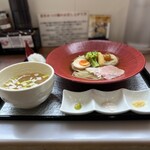 帆立と鯛と麺 - 