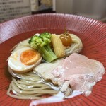 帆立と鯛と麺 - 