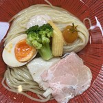 帆立と鯛と麺 - 
