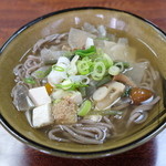 藤森食堂 - 田舎そば（650円）2015年5月