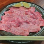 焼肉ホルモン ささ舟 - 牛生タン塩(2人前)