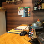 焼肉屋かねちゃん - カウンターテーブル