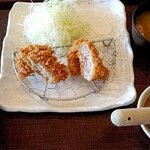 手打ちとんかつ かつ屋 - 料理写真:ミニヒレかつ定食