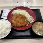 かつや - 料理写真:ロースカツ定食 ライス大