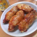 酒の丸善 - 鳥皮餃子３００円