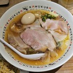 どうとんぼり神座 - 料理写真:冷たいおいしいラーメン炙り小チャーシュー＋煮玉子　1260円