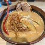 麺場 田所商店 - 野菜咖喱、炙りチャーシュー1枚トッピング